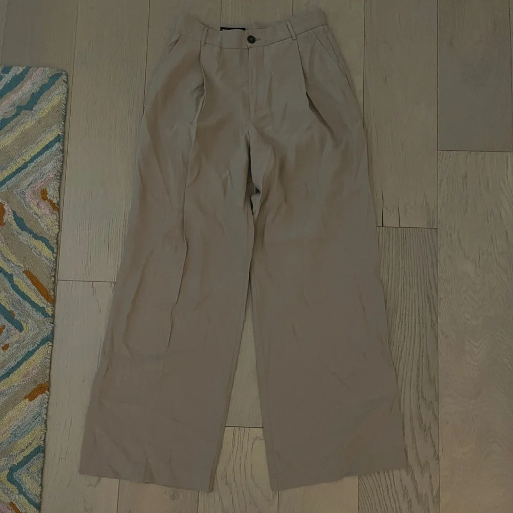 Women's Tan Wide-Leg Pants - Picture 4 of 4